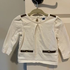 Janie and Jack girls shirt - 6-12 month